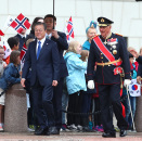 12. juni: Kong Harald ønsker President Moon Jae-in og førstedame Kim Jung-sook velkommen på Republikken Koreas første statsbesøk til Norge. Foto: Ryan Kelly / NTB scanpix